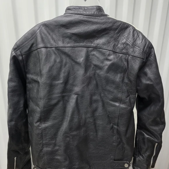 Vintage Wilsons Leather M.Julian Racer Biker Jacket - Picture 3 of 9